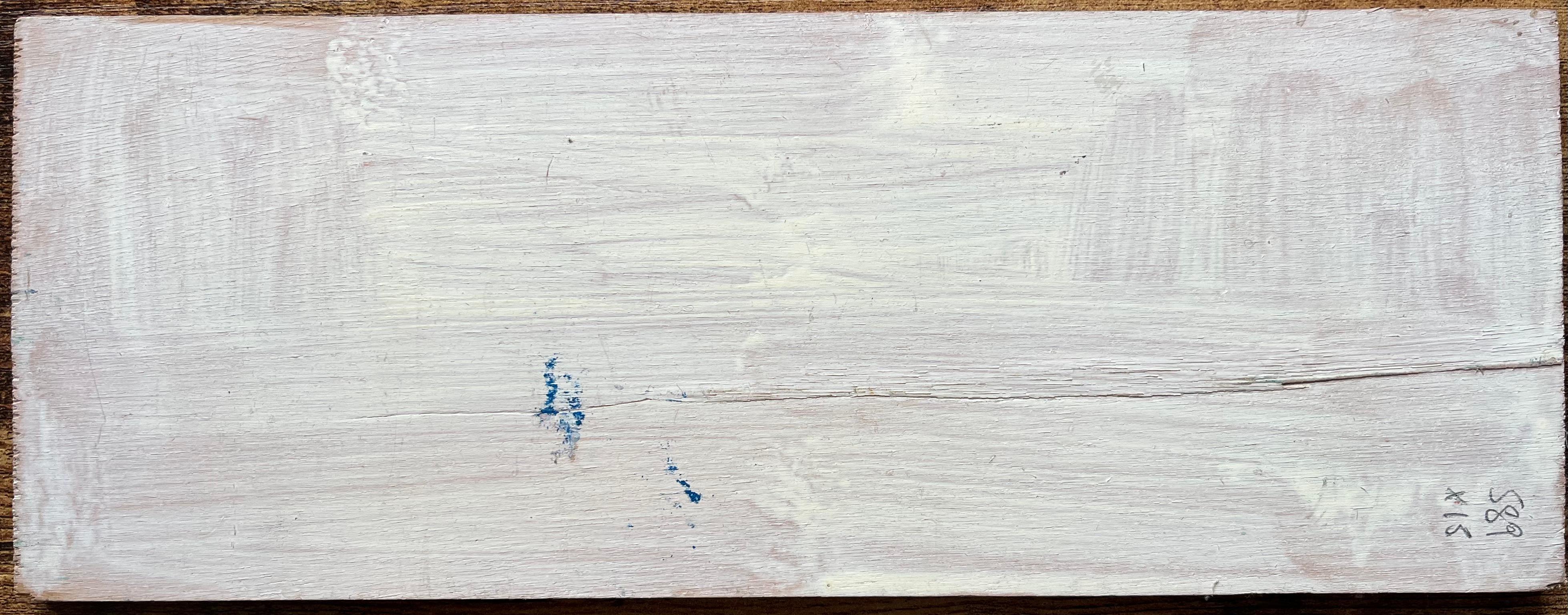Pittura a olio francese moderna Due nudi sdraiati in una scena astratta rossa e blu in vendita 1