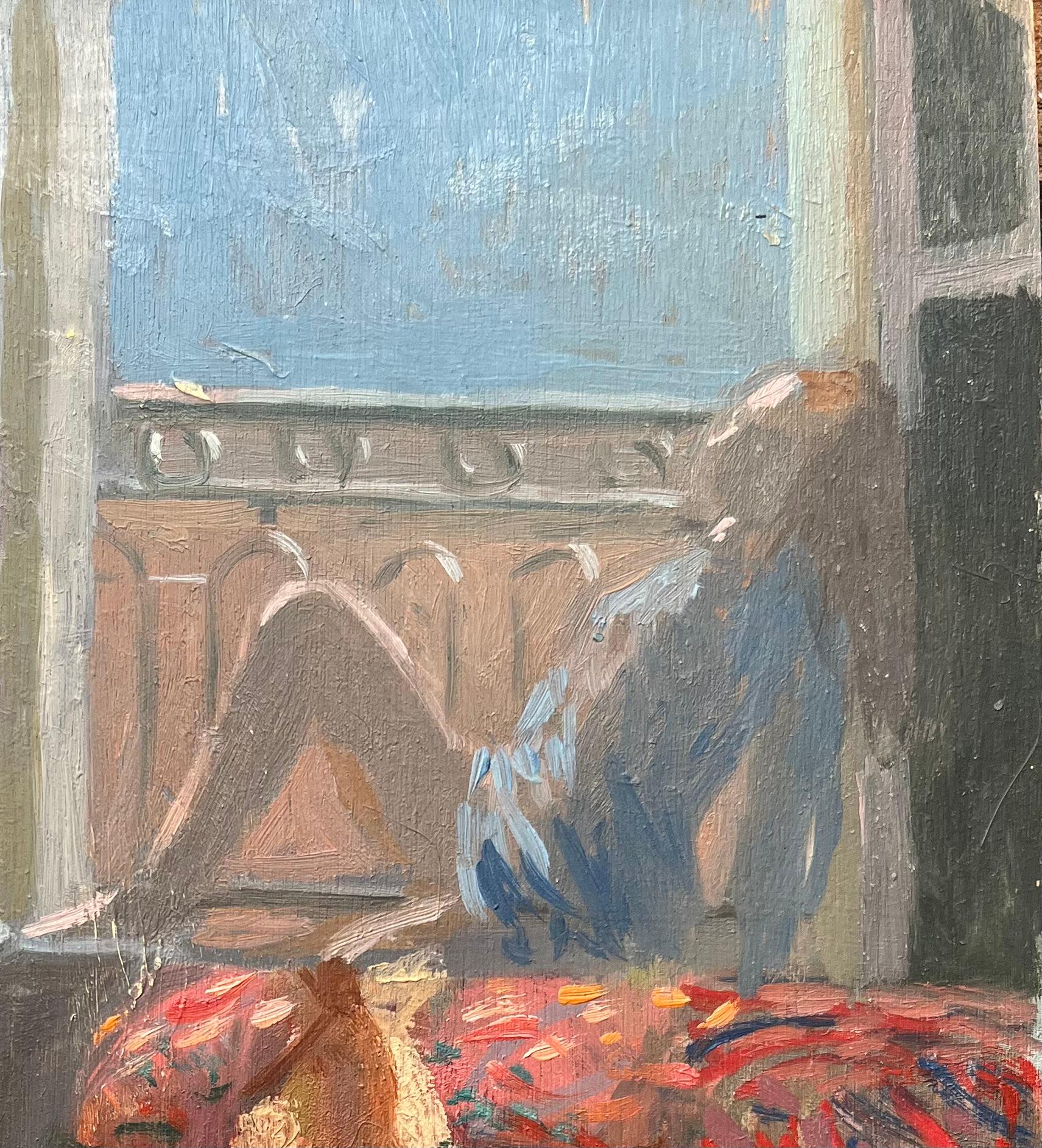 Título: Óleo francés moderno Dos desnudos reclinados en una cama roja con ventana iluminada por el sol
de Bernadette Kelly (francesa, 1933)
Sin signo
Técnica: Óleo sobre tabla, sin enmarcar
Tamaño del cuadro: 11,75 pulgadas (alto) x 7,75 pulgadas