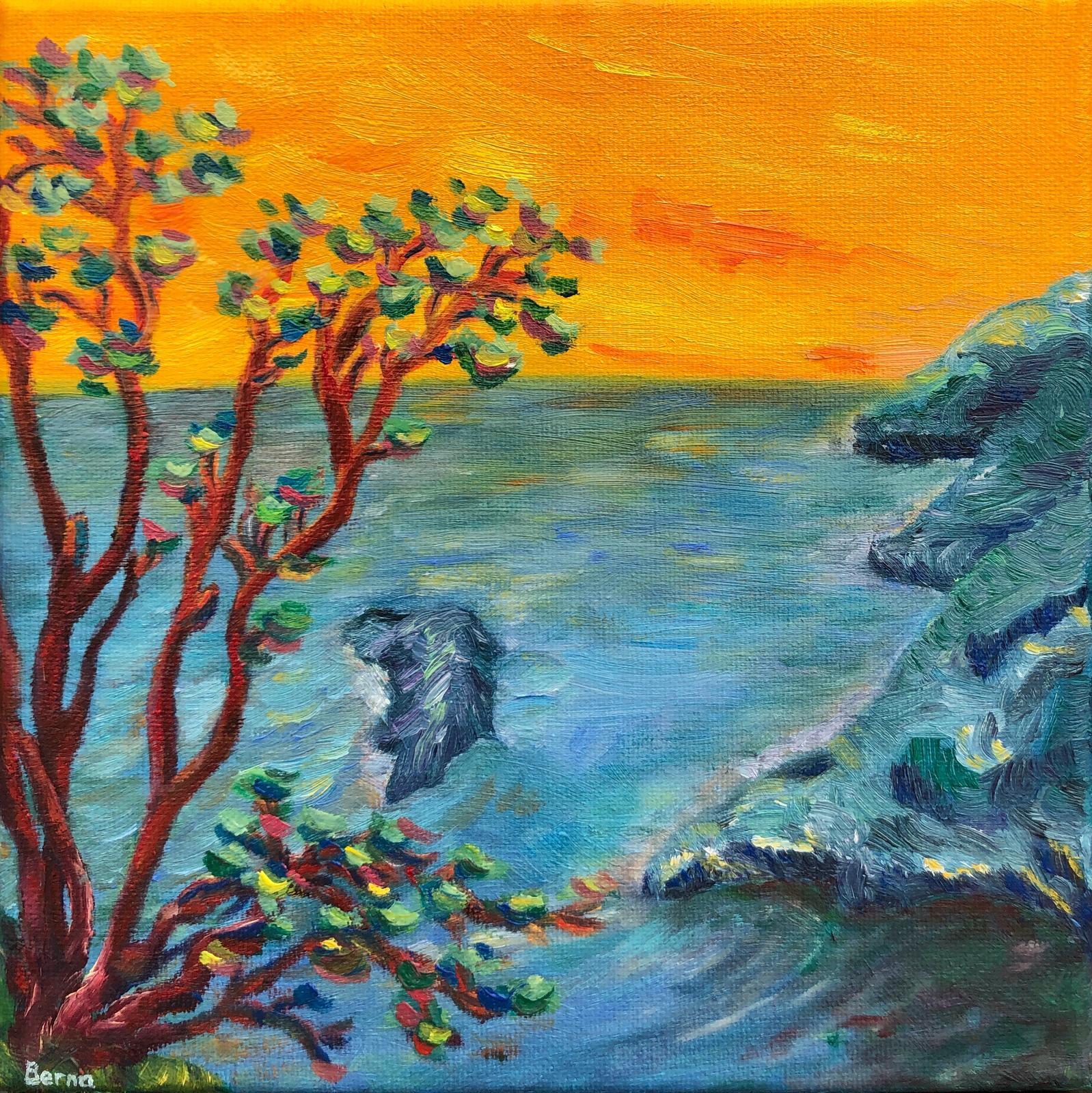 A Provençal Coastal Landscape. Scenario 3.