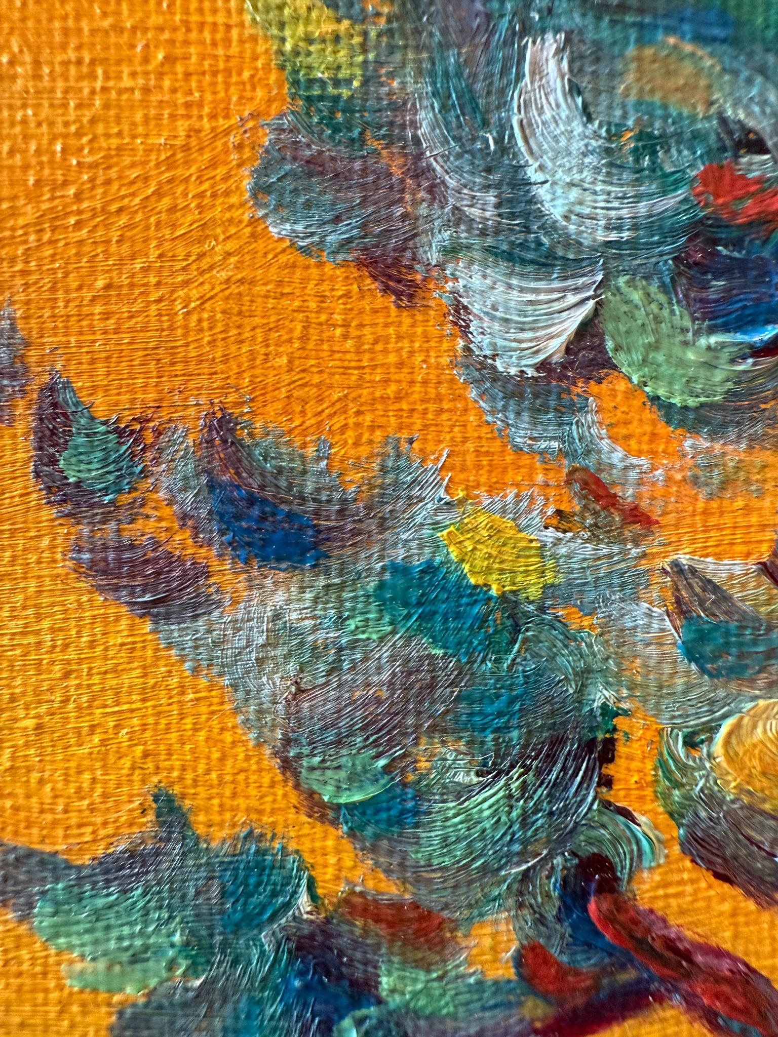 A Provençal Coastal Scene. Scenario 2.. - Other Art Style Painting by Bernadette van Baarsen 