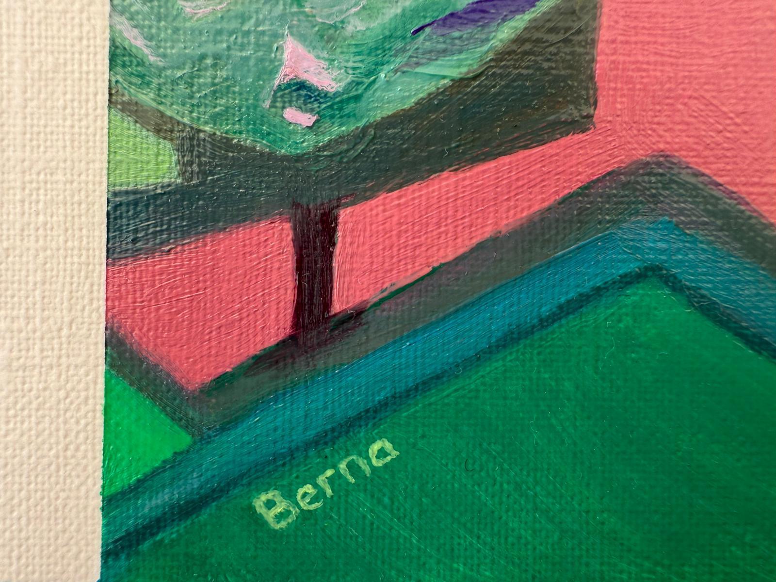 Contemporary Abstract Geometric Colour Field Oil on Canvas Board ' Intermezzo 5' im Angebot 3