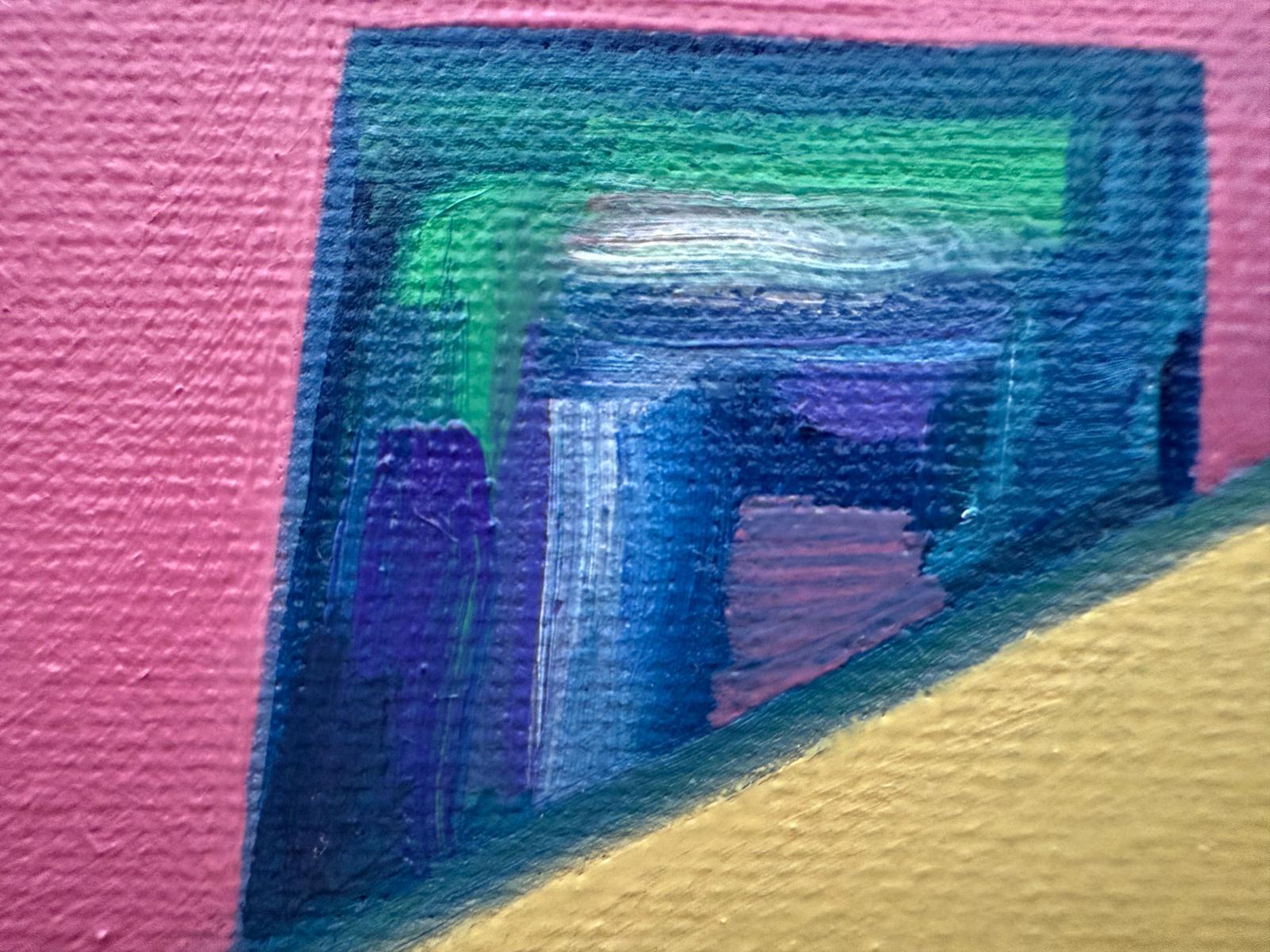 Contemporary Abstract Geometric Colour Field Oil on Canvas, 'Intermezzo 6' im Angebot 9