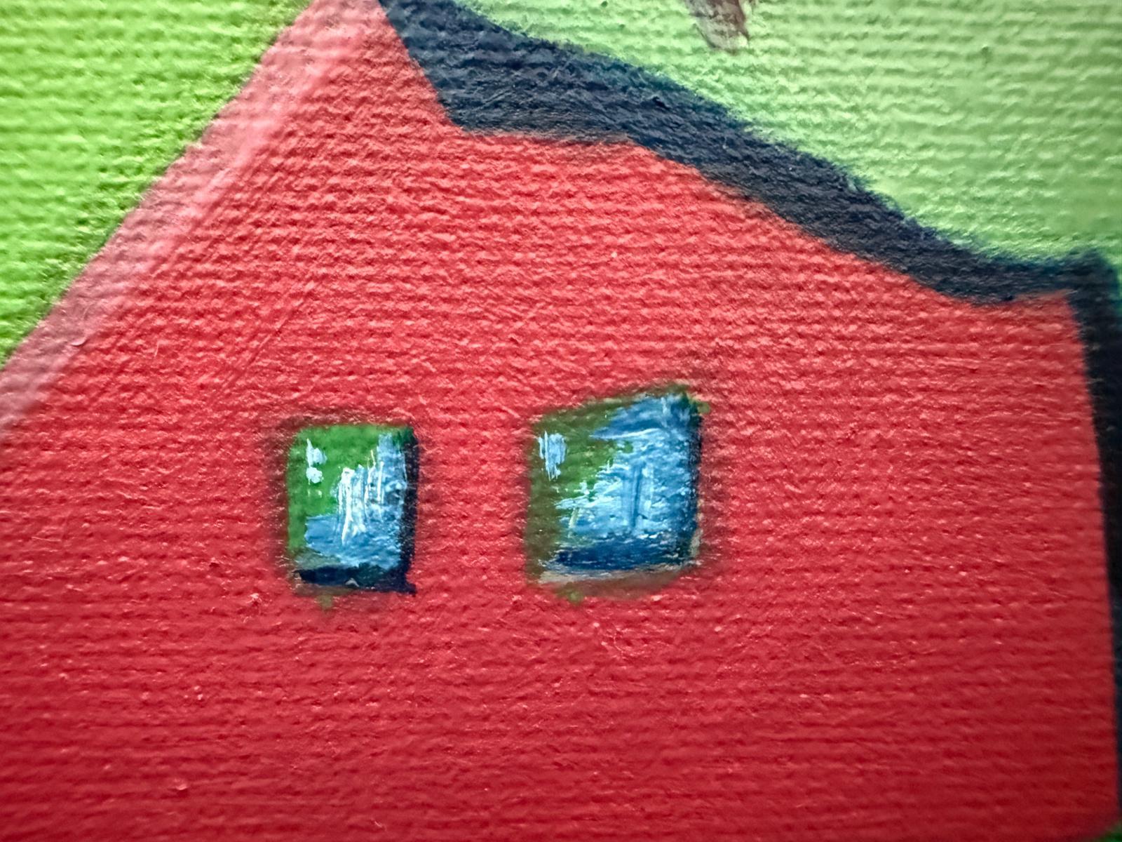 Contemporary Abstract Geometric Colour Field Oil on Canvas, 'Intermezzo 6' im Angebot 10