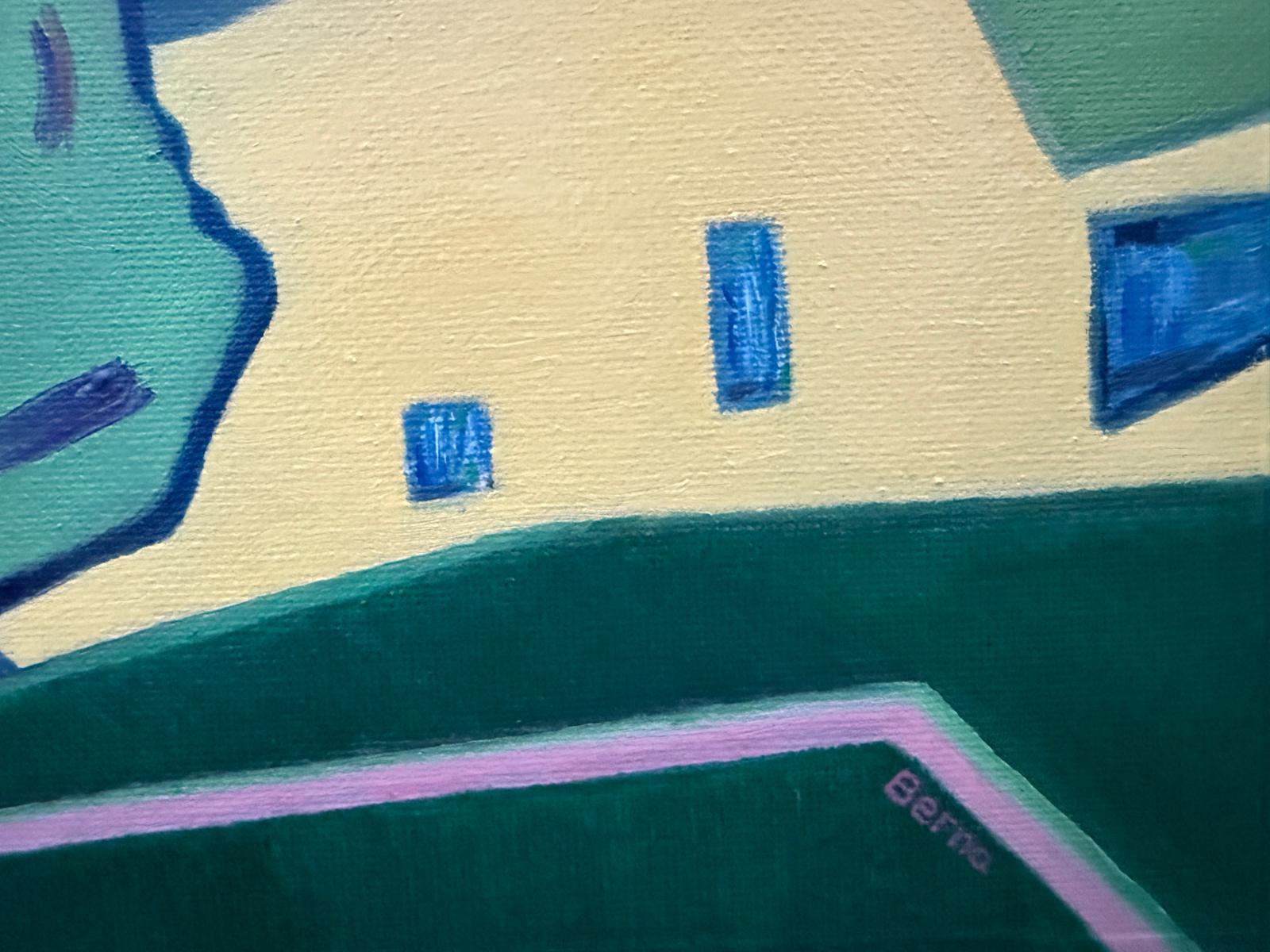 Contemporary Abstract Geometric Colour Field Oil on Canvas, 'Intermezzo 6' im Angebot 12