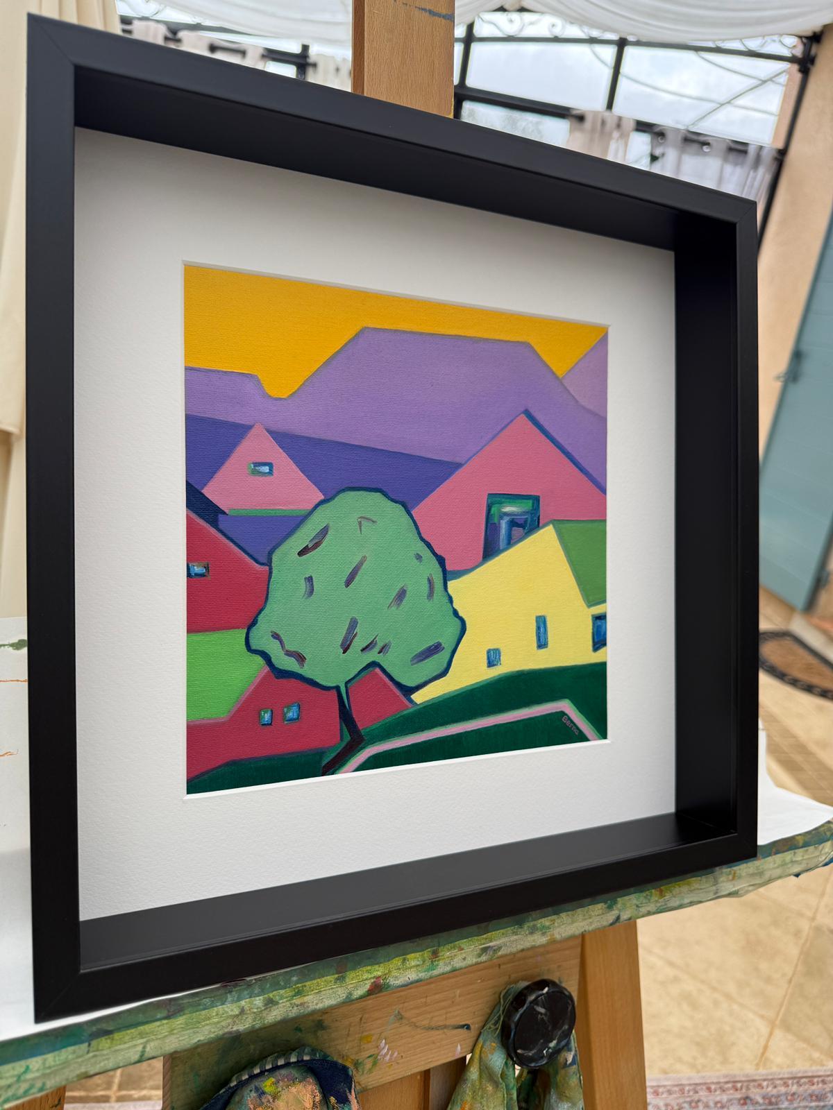 Contemporary Abstract Geometric Colour Field Oil on Canvas, 'Intermezzo 6' im Angebot 13