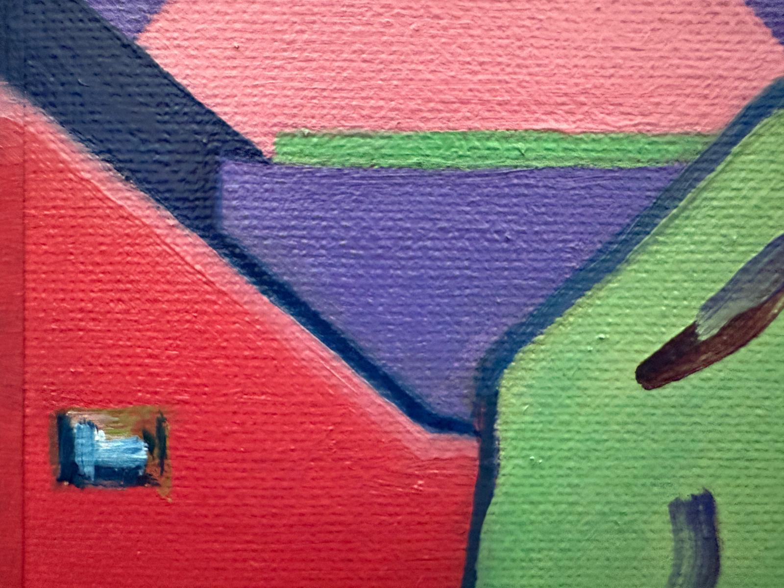 Contemporary Abstract Geometric Colour Field Oil on Canvas, 'Intermezzo 6' im Angebot 3