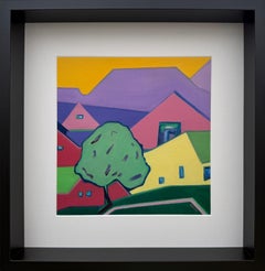 Contemporary Abstract Geometric Colour Field Oil on Canvas, ' Intermezzo 6'