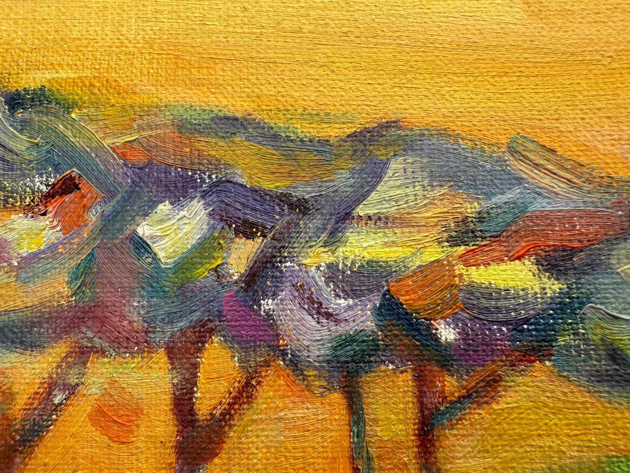 Zeitgenössische provenzalische Landschaft. Chemin de la Chapelle