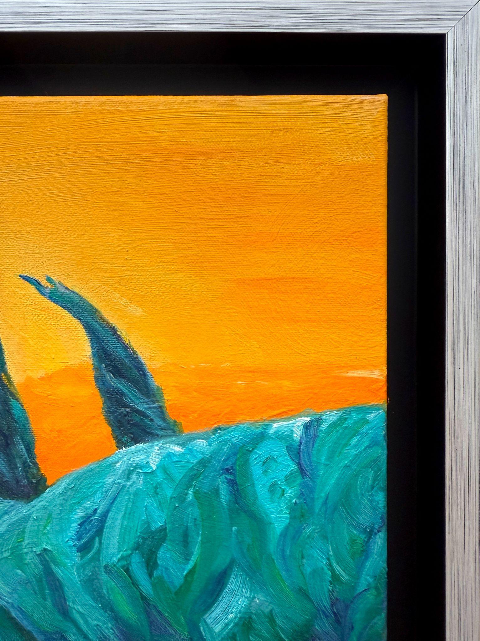 Zeitgenössische abstrakt-expressionistische Farbfeld-Landschaft. 'Danse d'Hiver'. im Angebot 4