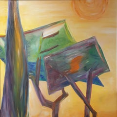 'Sarabande'. Large Contemporary Expressionist Oil on Canvas.