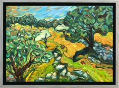 "Terranque", Contemporary Abstract Expressionist Acrylic on Canvas.