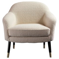 Fauteuil Bernadette blanc par Dom Edizioni