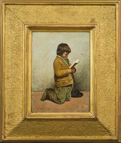 A Boy and His Book de l'artiste italien Bernadino Giani
