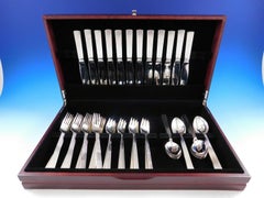 Bernadotte by Georg Jensen Silverplated Flatware Set For 12 Service 48 Pieces