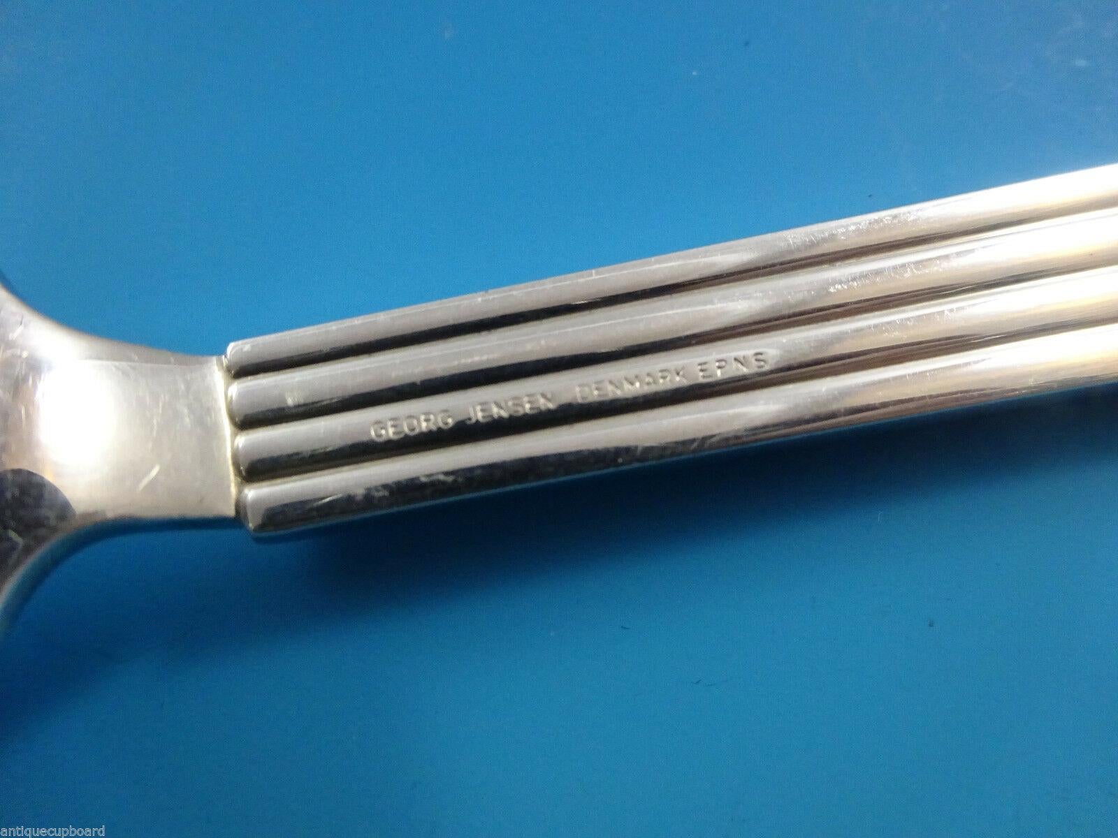 20th Century Bernadotte by Georg Jensen Silver Plated Flatware Set for 8 Service 48 Pieces