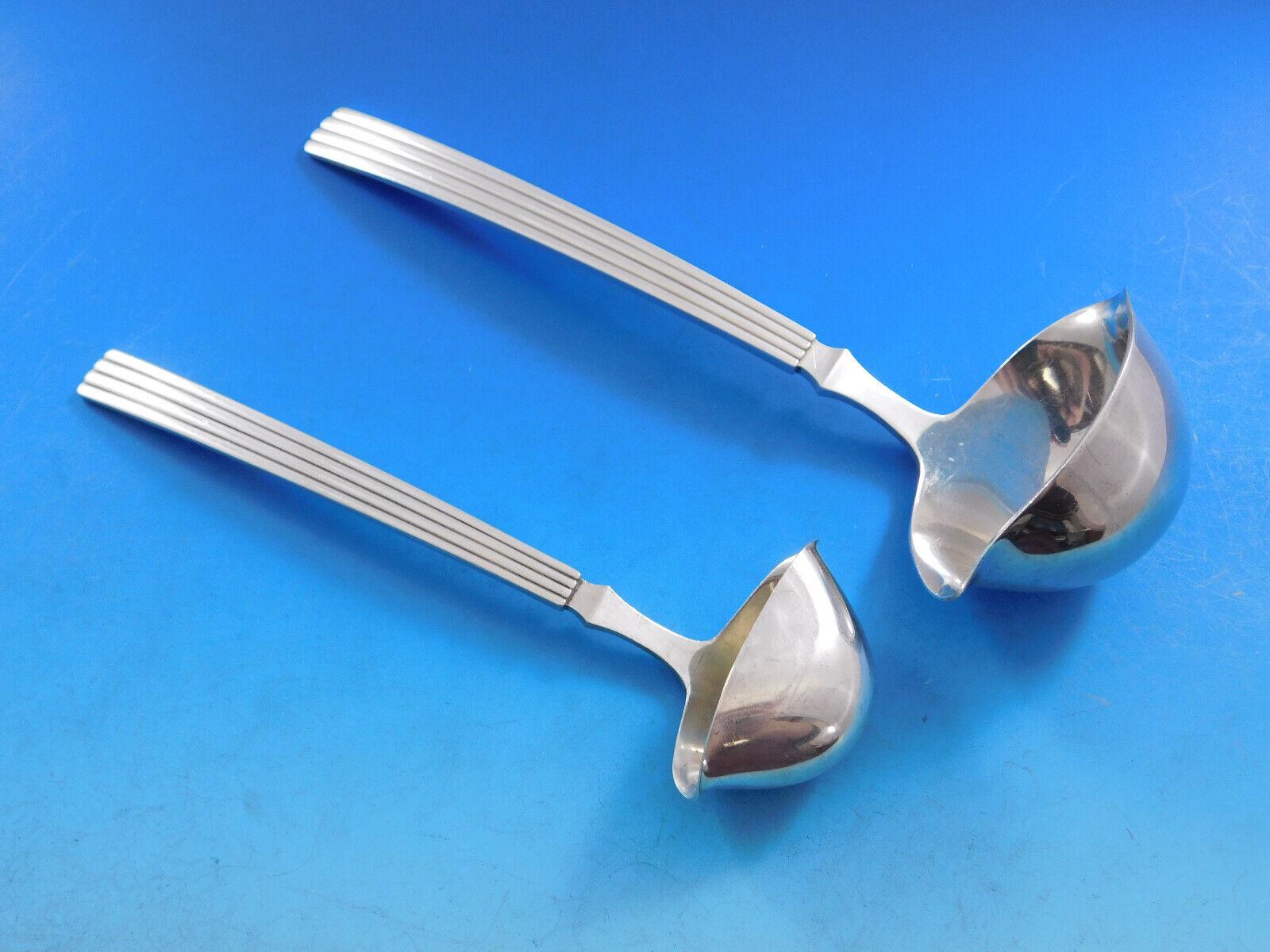 Bernadotte by Georg Jensen Set di posate in argento sterling Servizio da pranzo 135 pezzi In condizioni ottime in vendita a Big Bend, WI