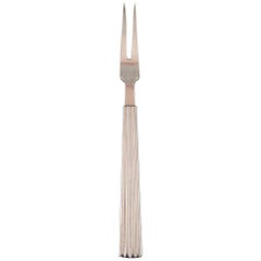 Bernadotte Silver Cutlery Georg Jensen Meatfork