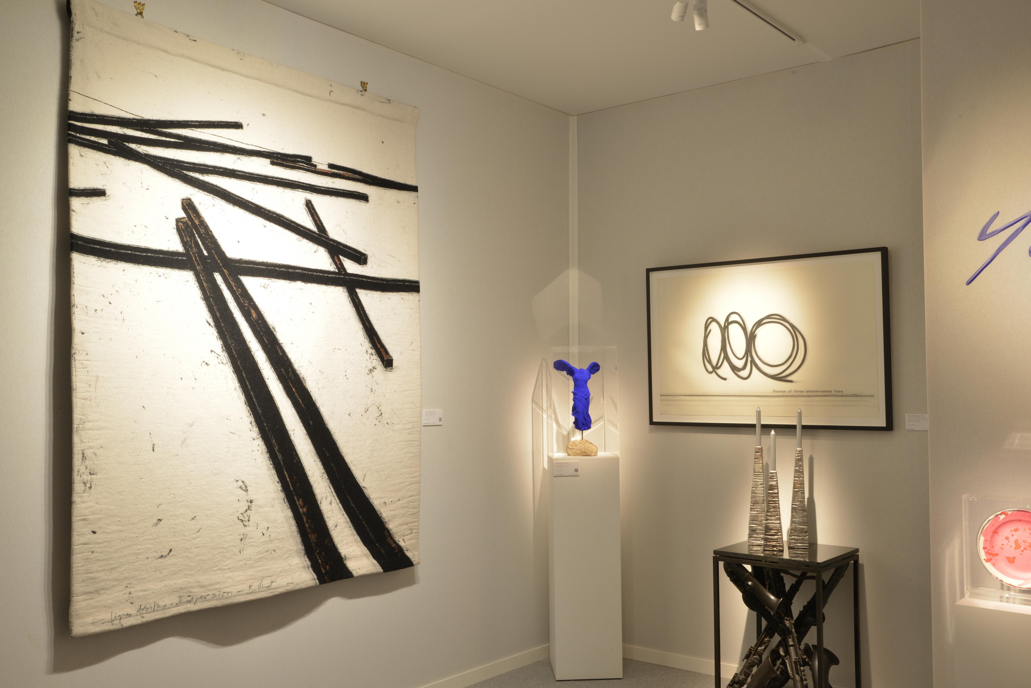 Ligne droites - Dispersiones - Mixed Media Art Conceptual de Bernar Venet