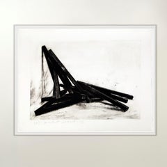 Effondrement - Contemporary, 21st Century, Etching, Black, White, Edition