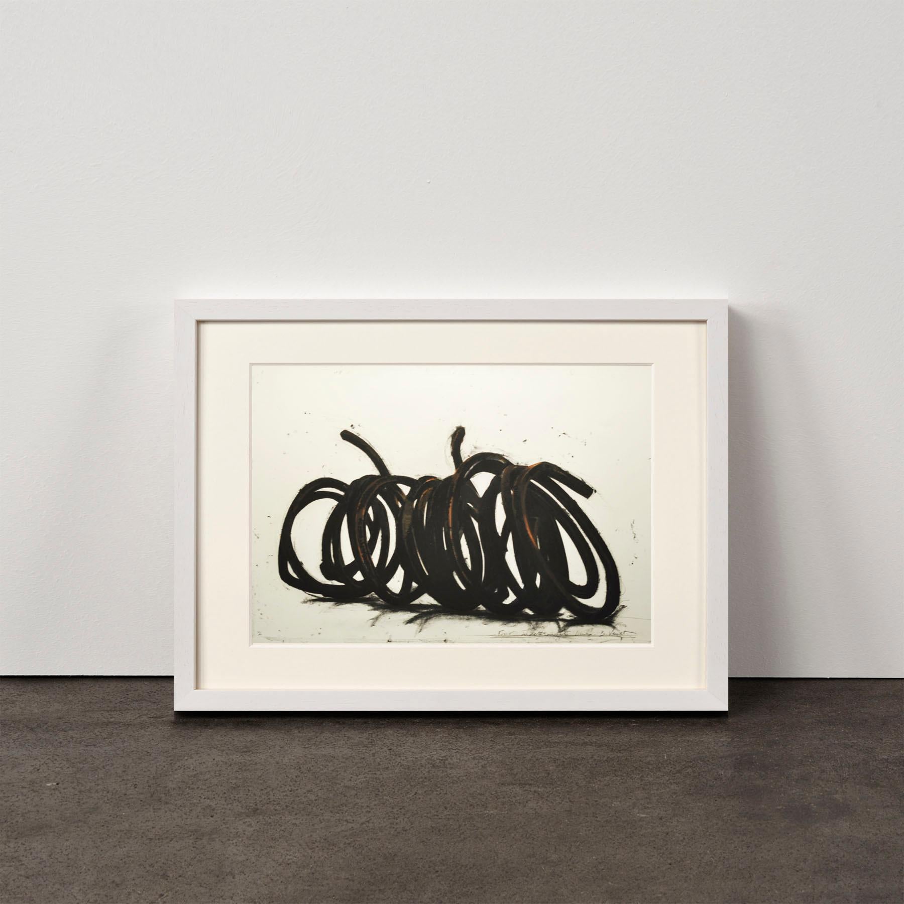Four Indeterminate Lines - Contemporary, 21st Century, Etching, Black and White - Print by Bernar Venet