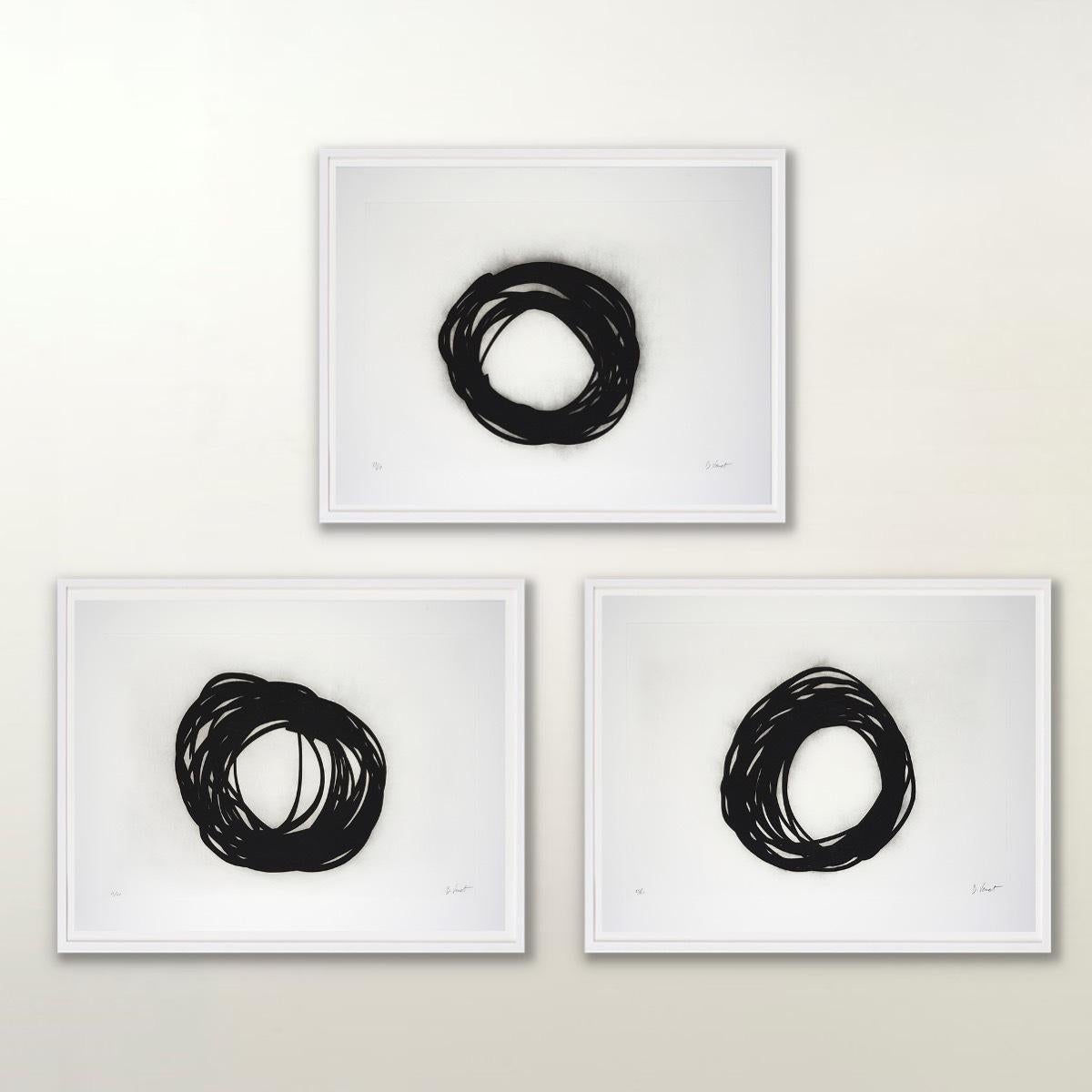 Figurative Print de Bernar Venet - Grib - Contemporáneo, Siglo XXI, Aguafuerte, Negro, Edición limitada, Portafolio
