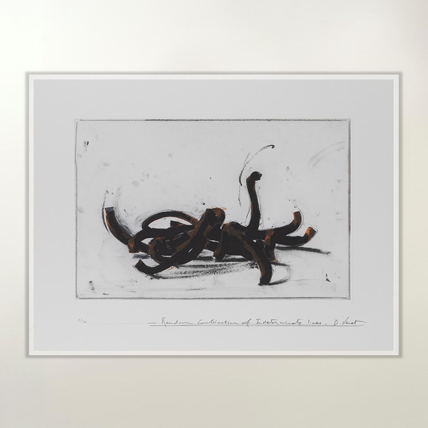 Bernar Venet, Random Combination of Indeterminate Lines
Contemporary, 21st Century, Etching
Etching (Portfolio of 6)
Edition of 50
68.5 x 91 cm (27 x 35.7 in)
Each is signed and numbered, accompanied by Certificate of Authenticity
In mint condition,