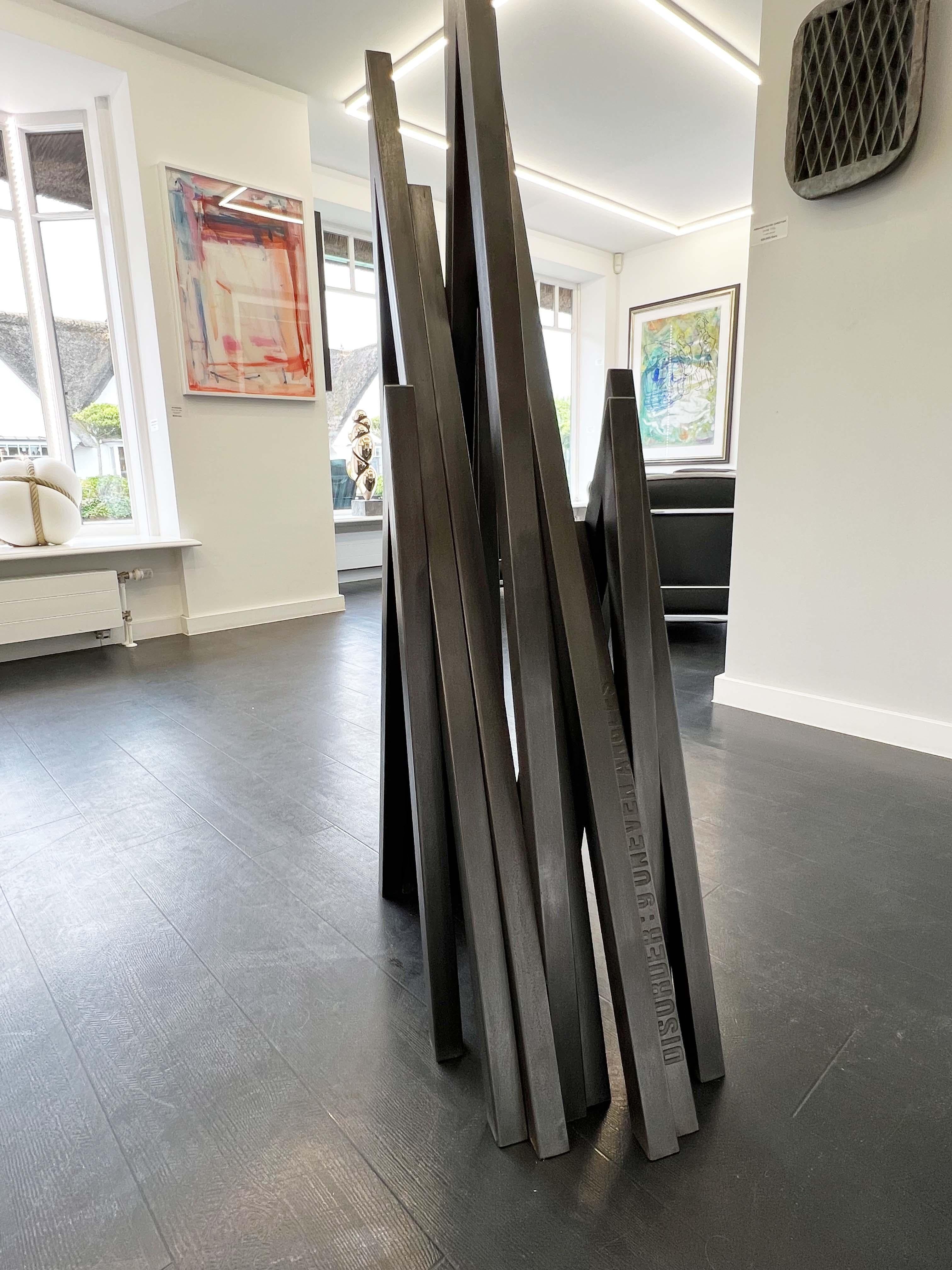 DISORDINE: 9 ANGOLI IRREGOLARI - Sculpture di Bernar Venet
