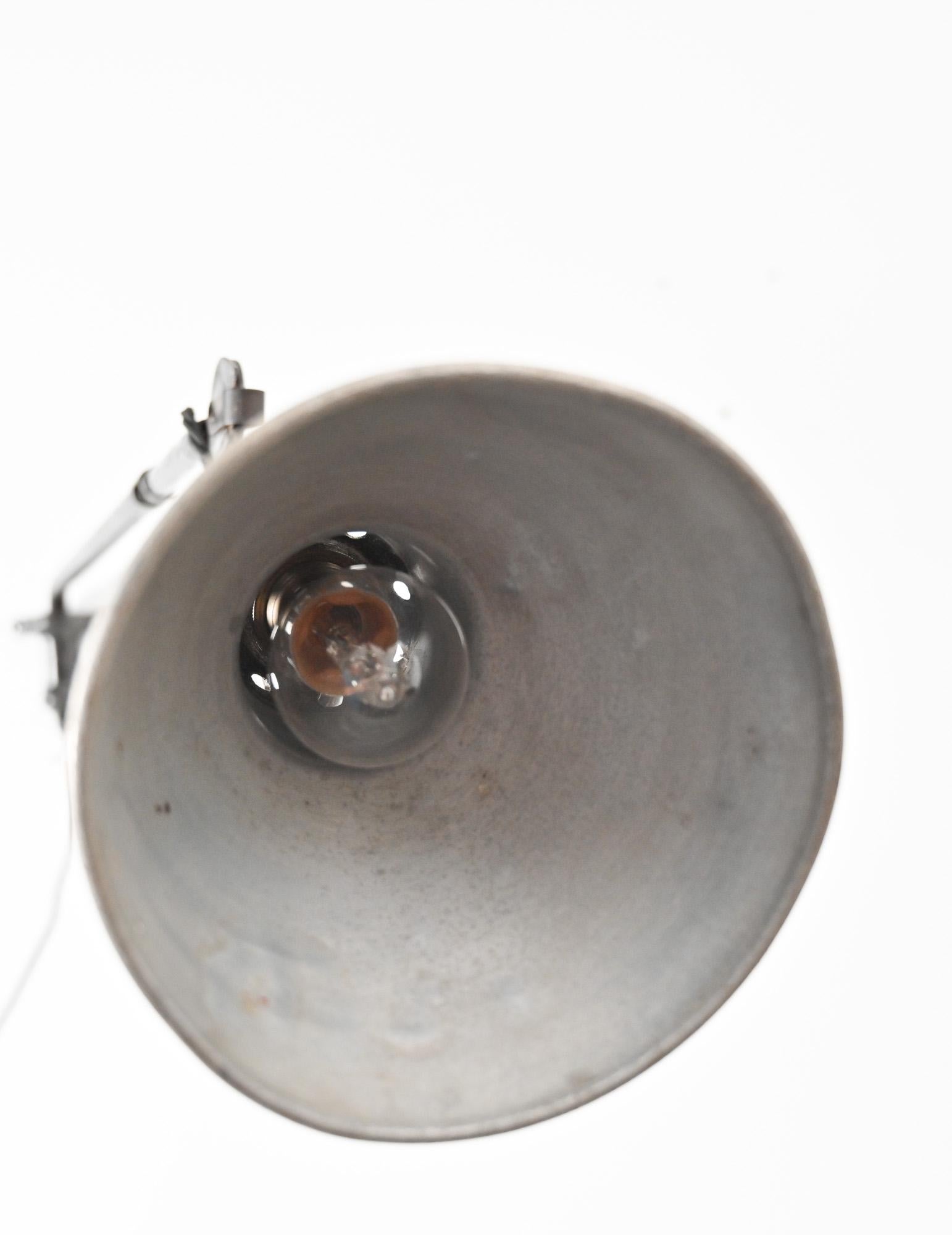 Bernard Albin Gras 203 model adjustable wall lamp For Sale 8