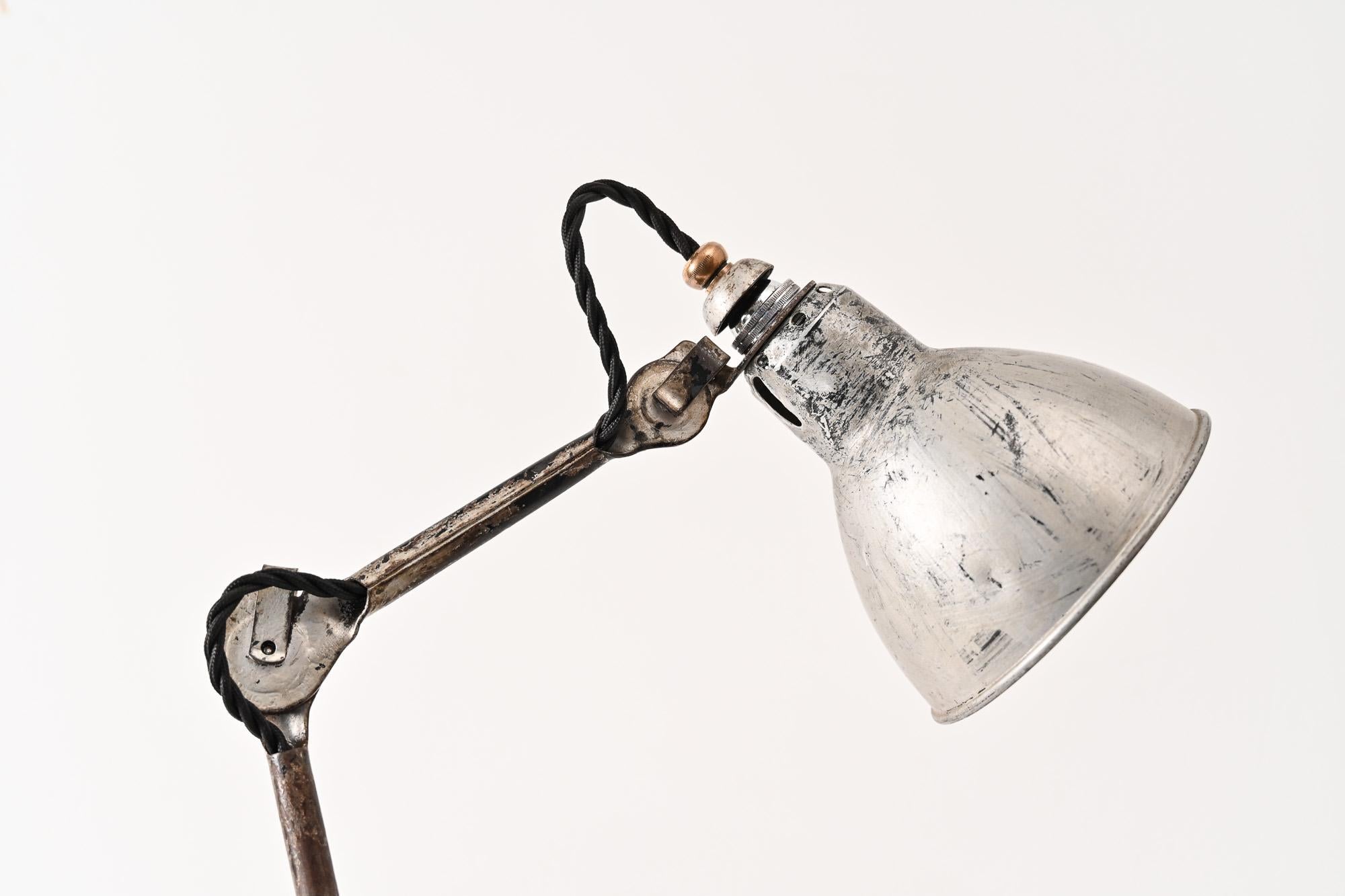Bernard Albin Gras desk lamp model 205 circa 1930 For Sale 8