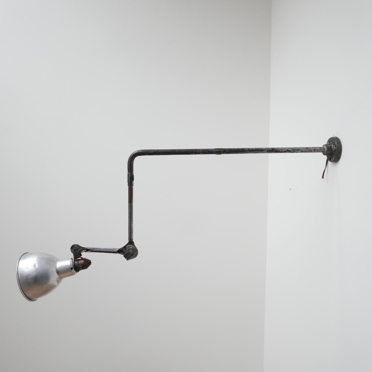Bernard-Albin Gras Model 310 Adjustable Wall Lamp For Sale 1