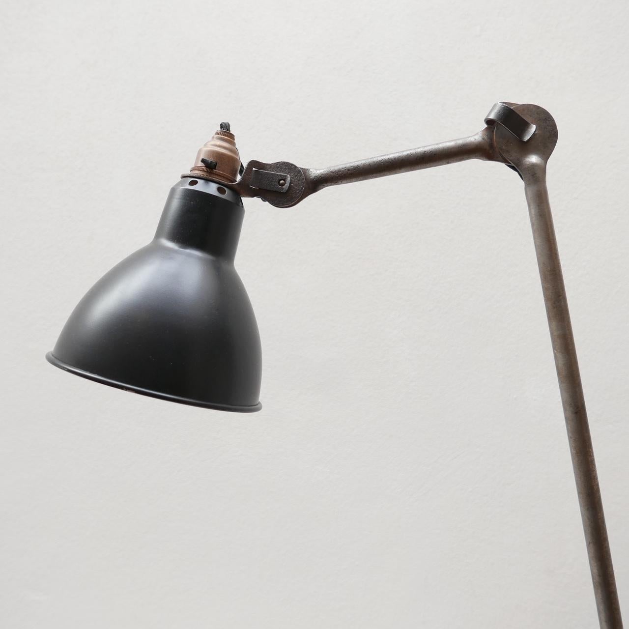 Mid-20th Century Bernard-Albin Gras Table Clamp Lamp Model 201