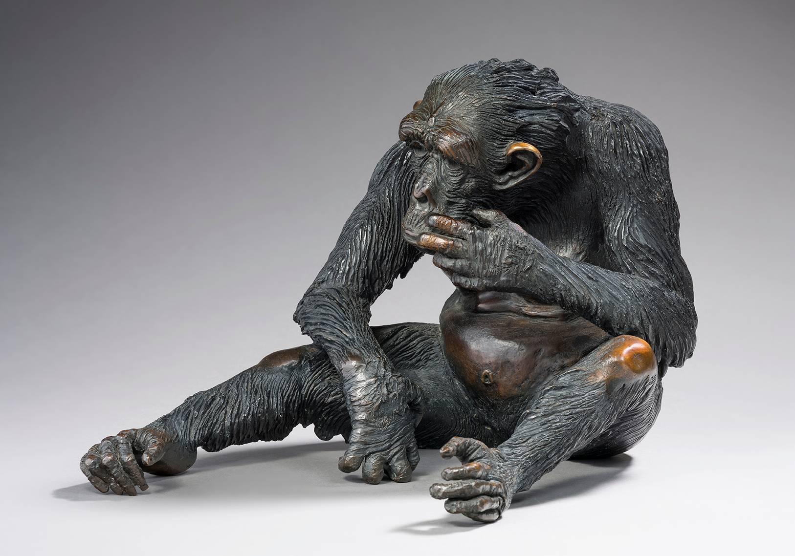 Figurative Sculpture de Bernard & Arnaud Bessoud  - La Guenon