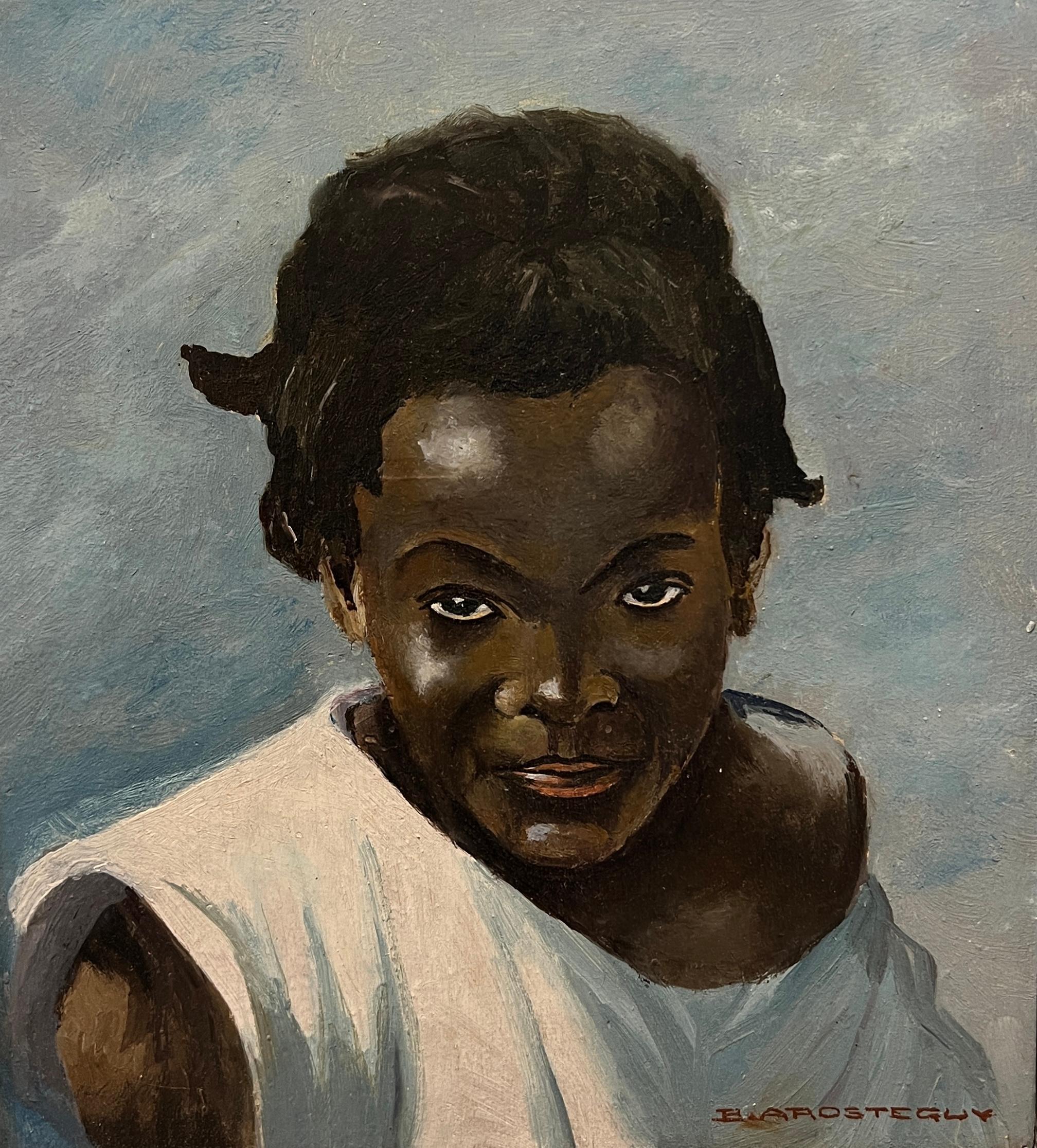 Bernard Arostéguy Portrait Painting - Young lady