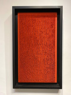 Tableau clou, 1969, red, nails, wood, Avantgarde, Group Zero, light, object