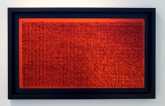 Tableau clou, 1968, red, nails, wood, Avantgarde, Group Zero, light, object