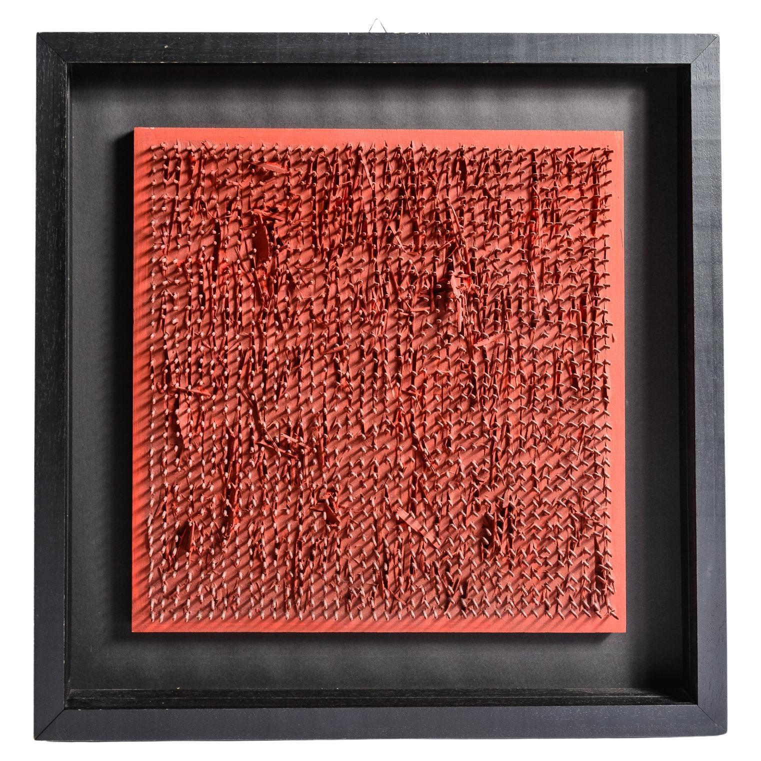 Bernard Aubertin Escultura de pared en técnica mixta