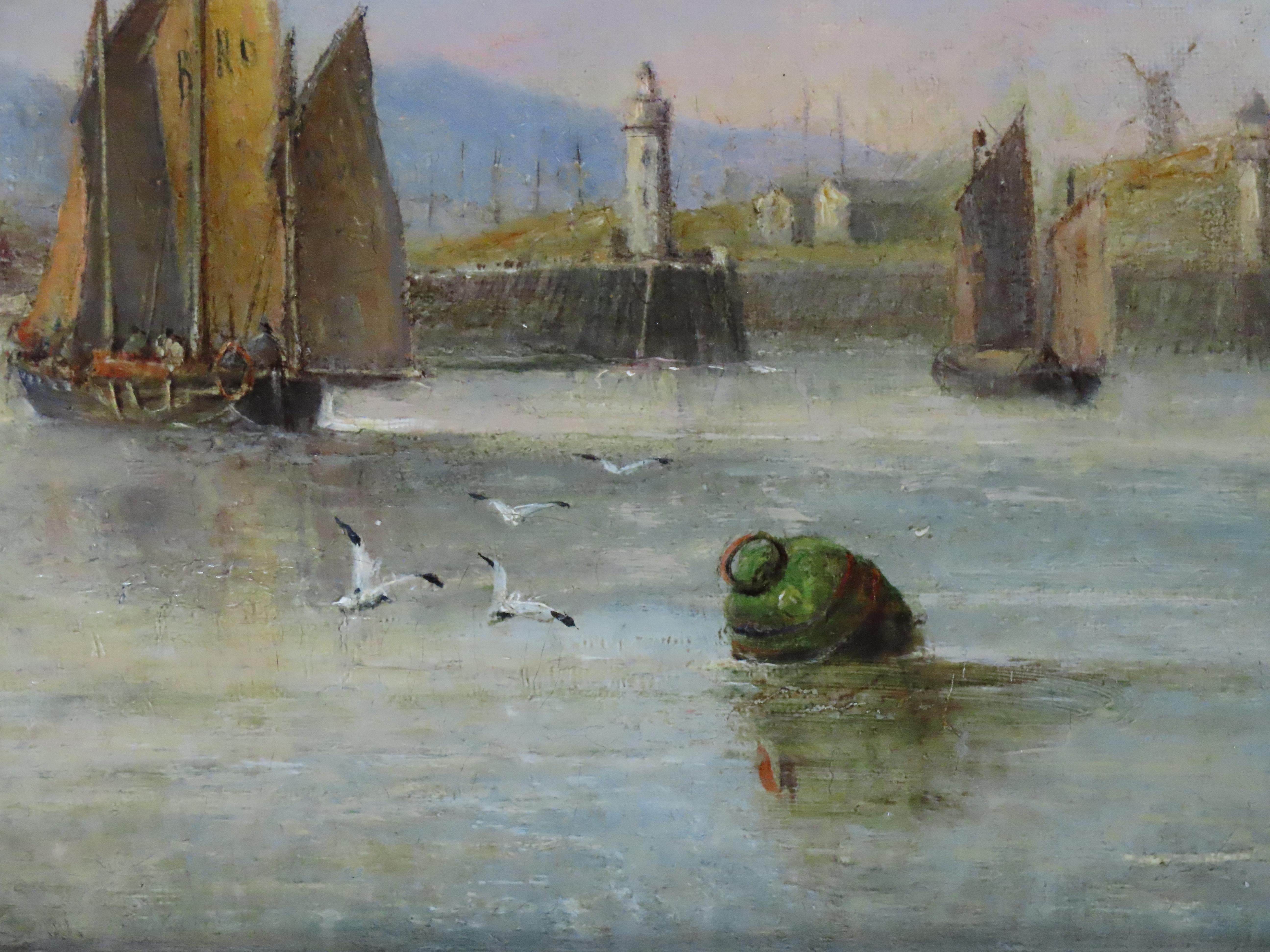 Pair of Original Oils on Canvas. BERNARD BENEDICT HEMY, 
