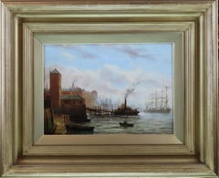 Pair of Original Oils on Canvas. BERNARD BENEDICT HEMY, "The Lighthouse at South