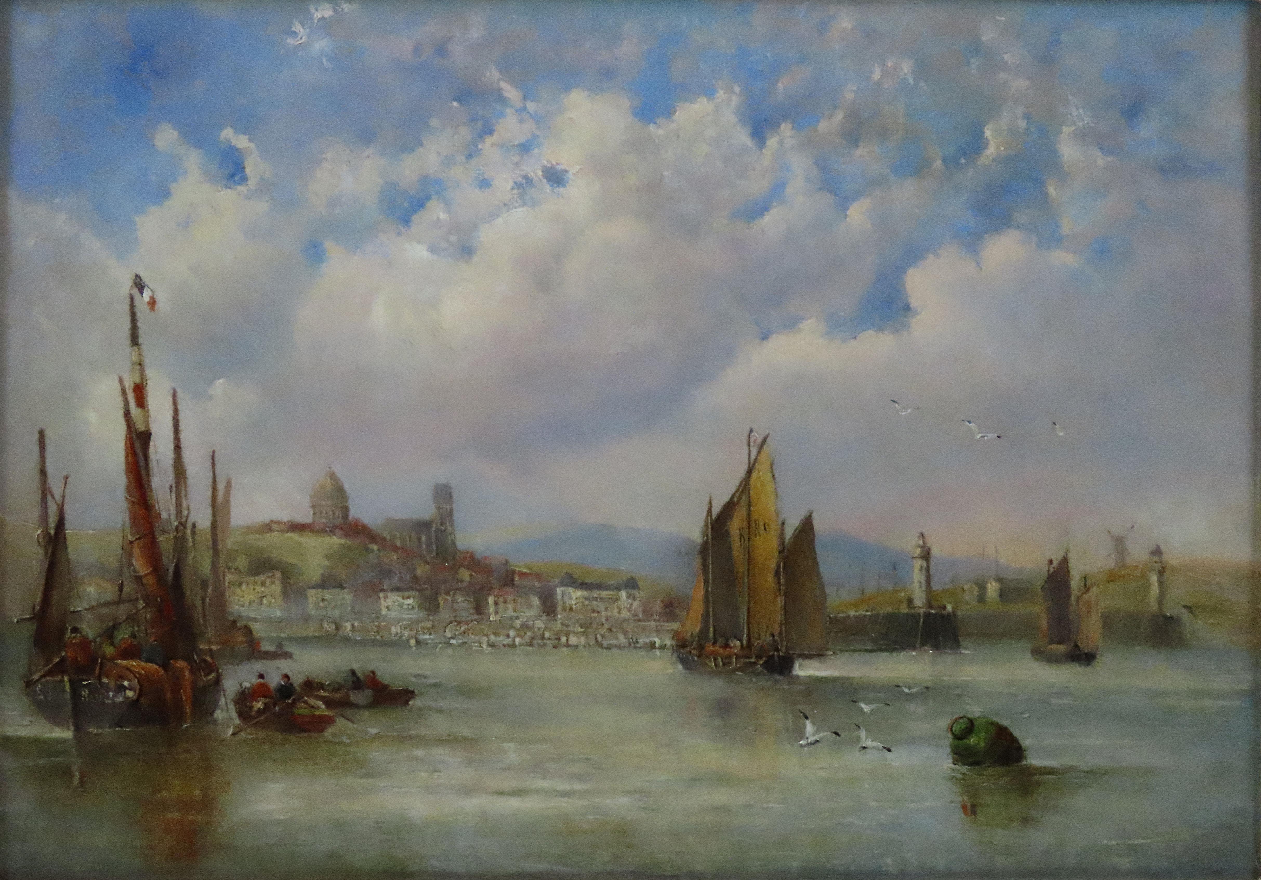 Pair of Original Oils on Canvas. BERNARD BENEDICT HEMY, 
