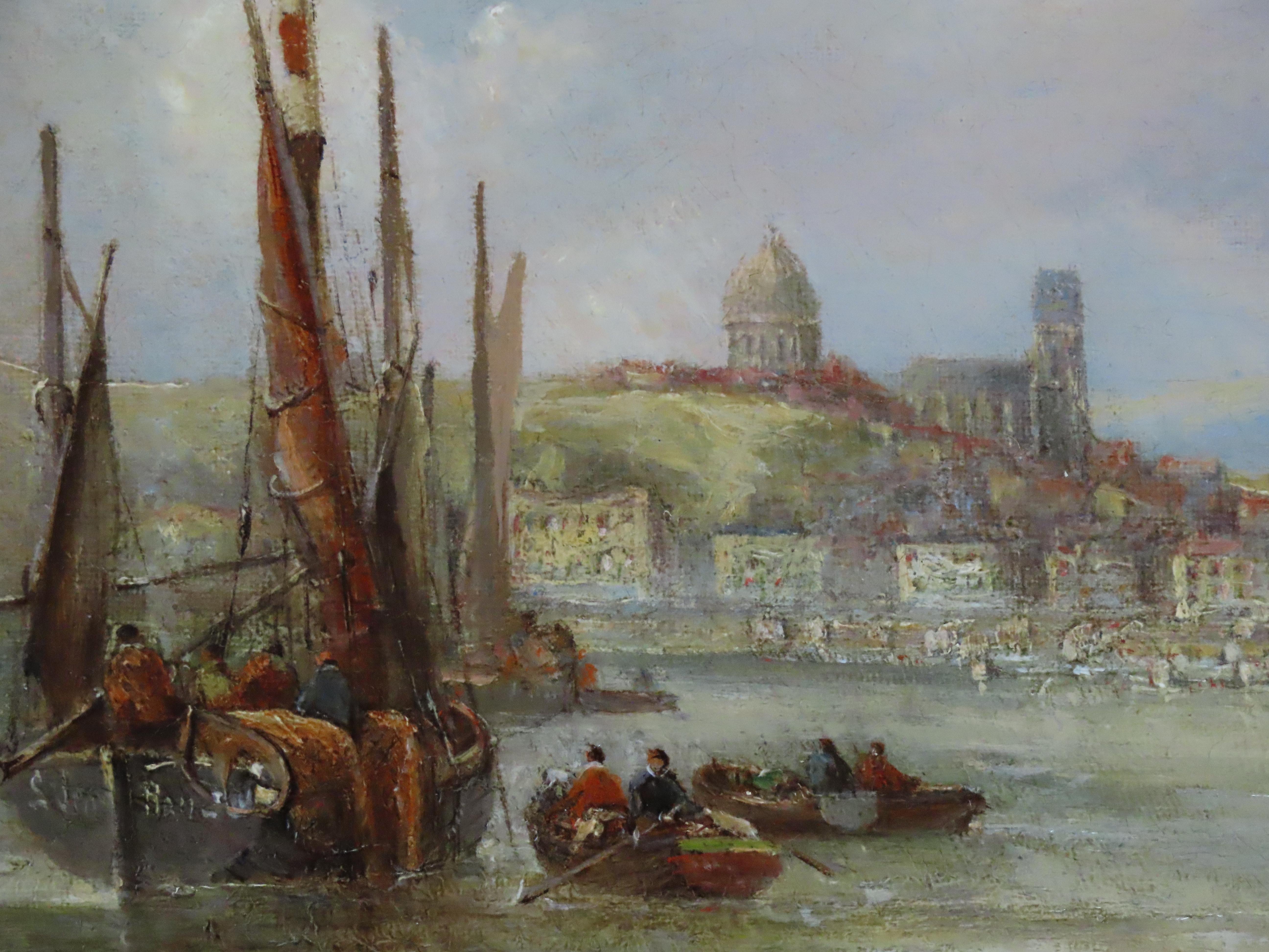 Pair of Original Oils on Canvas. BERNARD BENEDICT HEMY, 