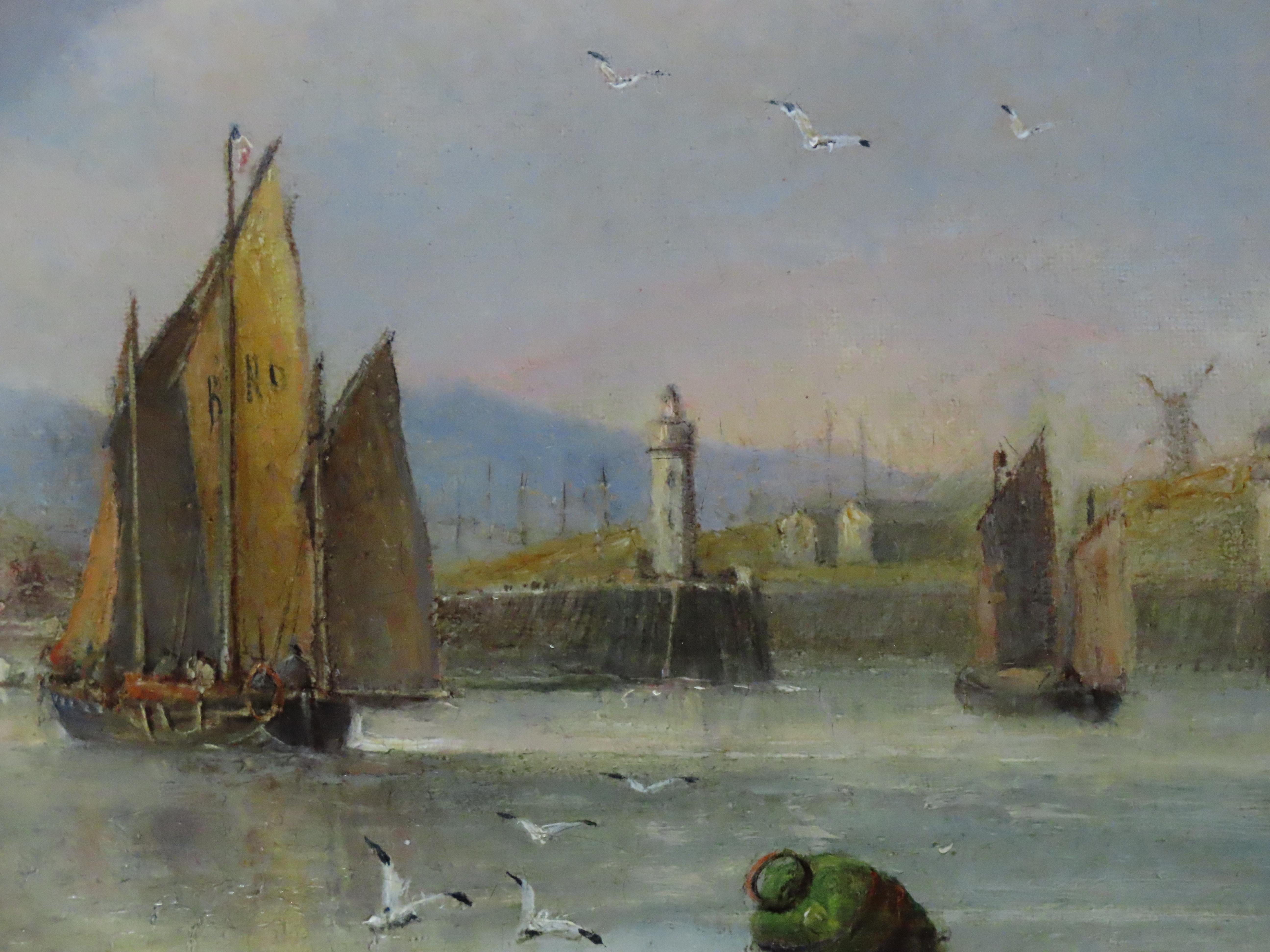 Pair of Original Oils on Canvas. BERNARD BENEDICT HEMY, 