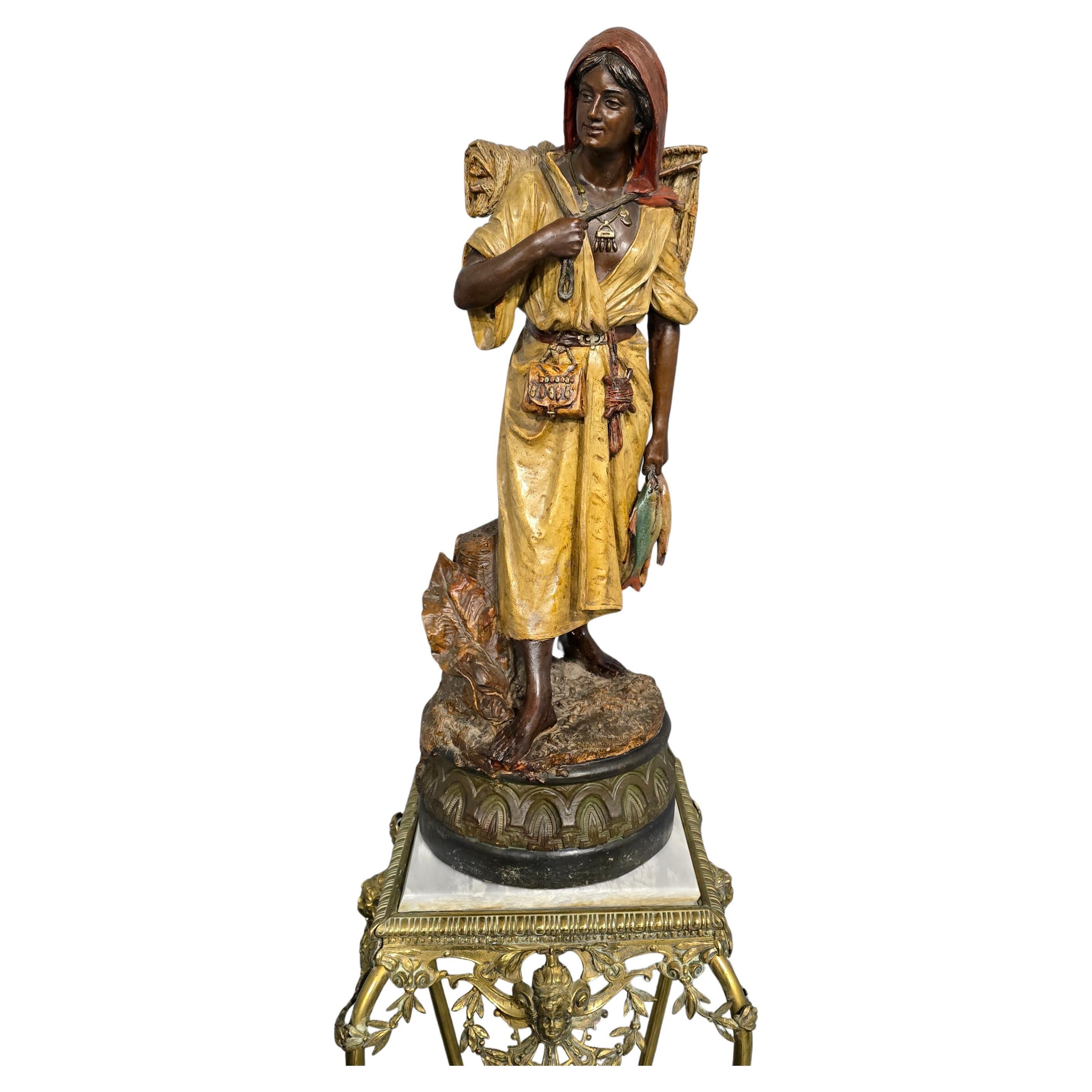 Bernard Bloch Terracotta Fisher Girl