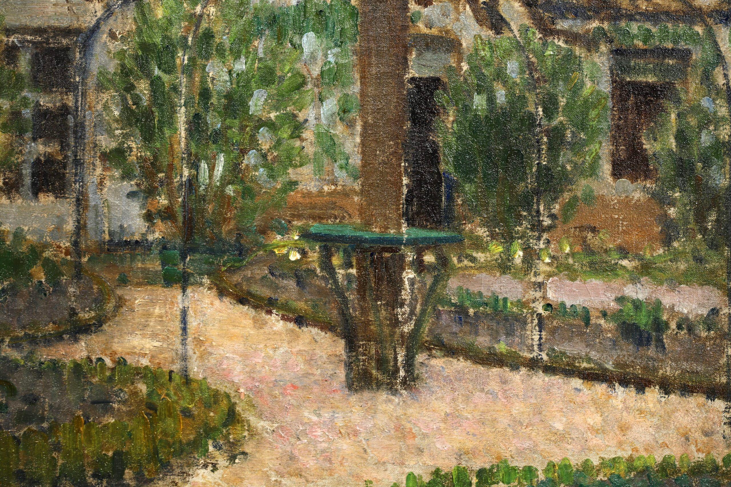 Le Jardin - Impressionist Landscape Oil Painting by Bernard Boutet de Monvel For Sale 8