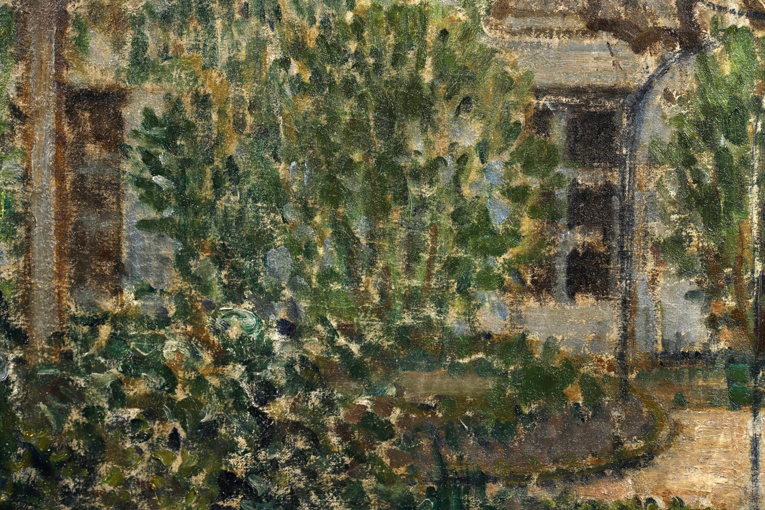 Le Jardin - Impressionist Landscape Oil Painting by Bernard Boutet de Monvel For Sale 9