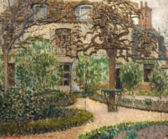 Le Jardin - Impressionist Landscape Oil Painting by Bernard Boutet de Monvel