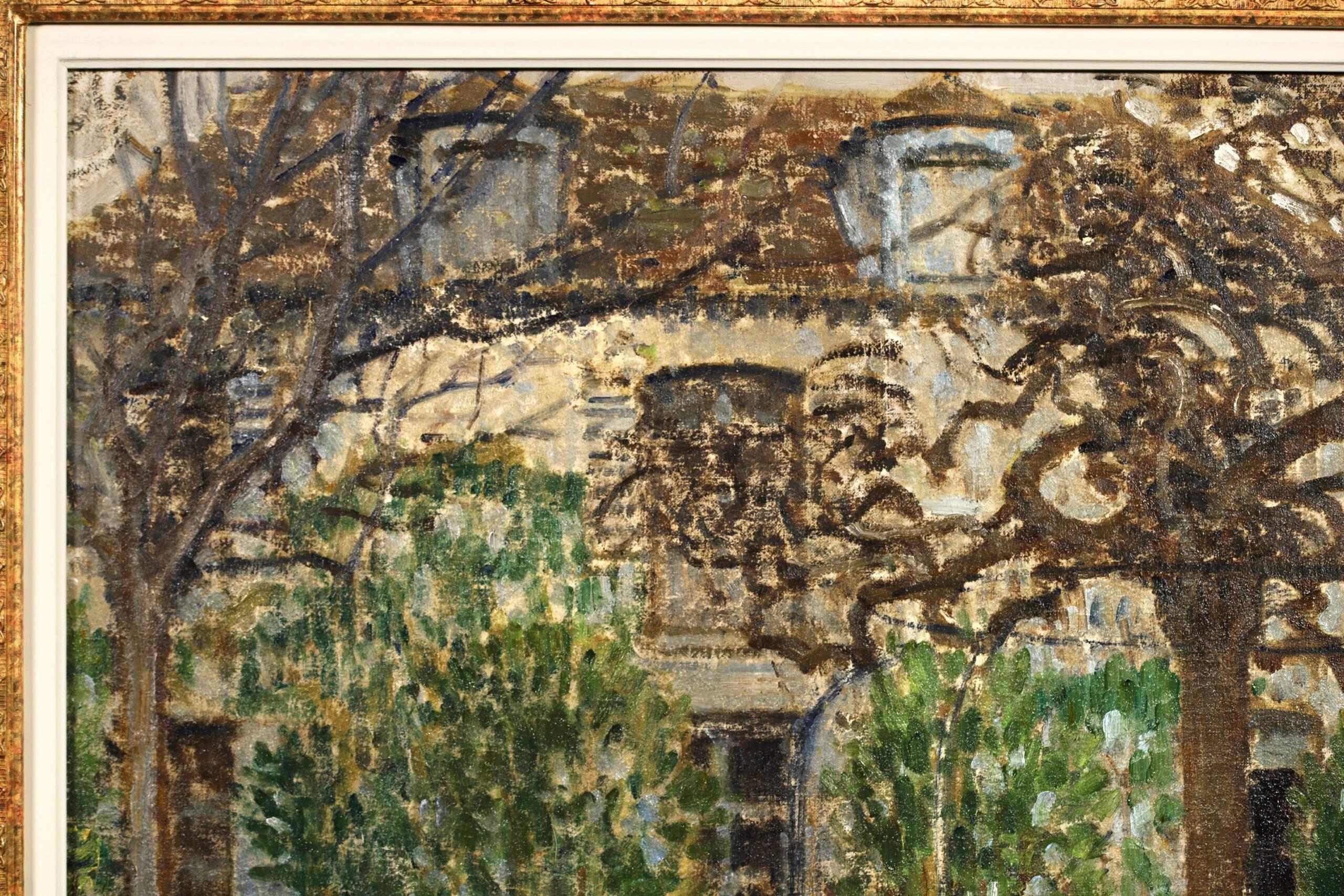 Le Jardin - Impressionist Landscape Oil Painting by Bernard Boutet de Monvel For Sale 1