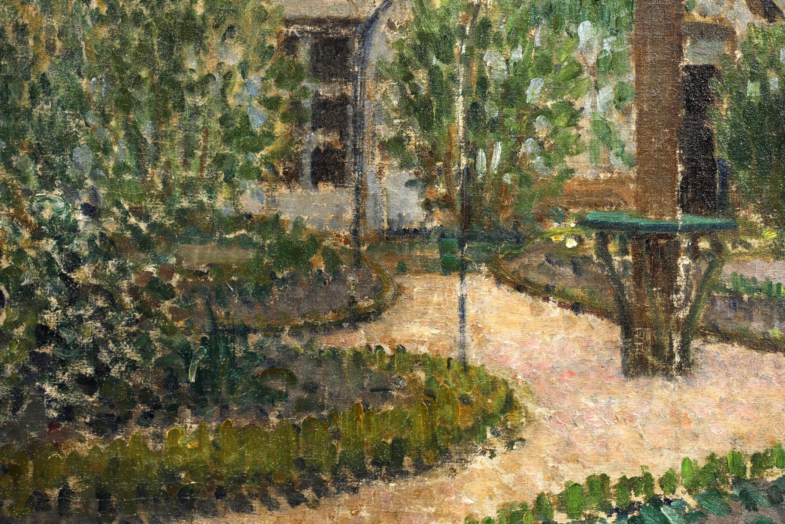Le Jardin - Impressionist Landscape Oil Painting by Bernard Boutet de Monvel For Sale 7
