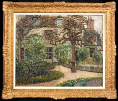 Le Jardin - Impressionist Landscape Oil Painting by Bernard Boutet de Monvel