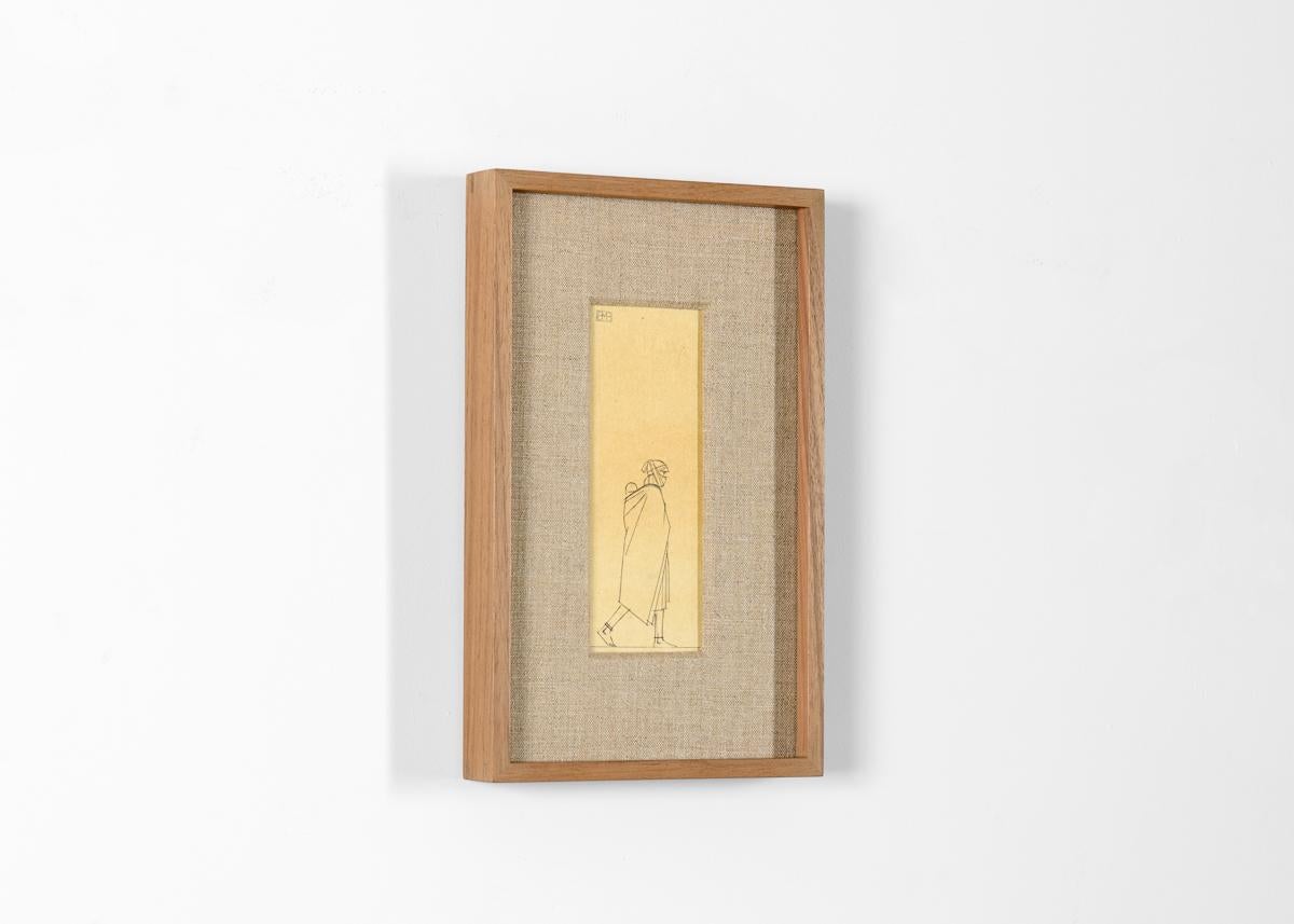 One of a series of drawings Bernard Boutet de Monvel made circa 1922 while participating in the Croisière Citroën, an expedition comprising scientists and artists who traversed the Saharan Desert in Citroën vehicles  specially adapted for the