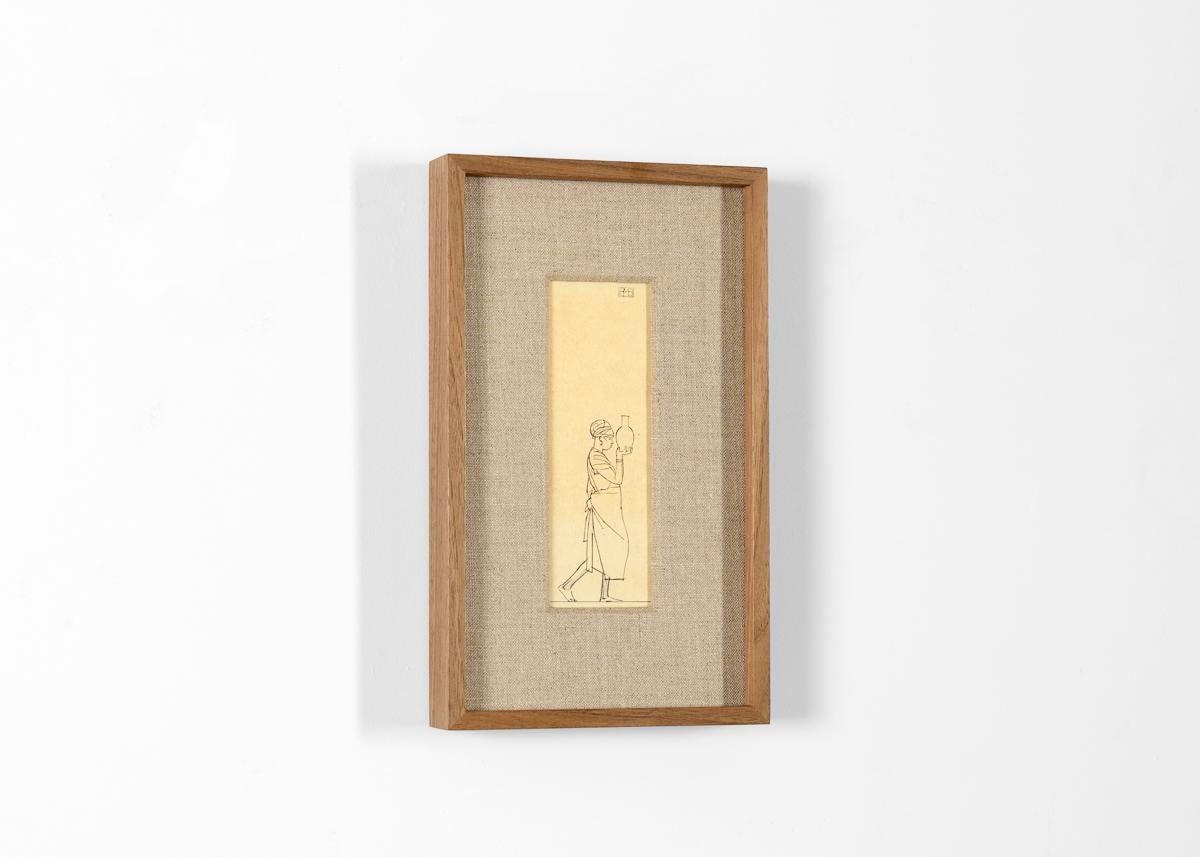One of a series of drawings Bernard Boutet de Monvel made circa 1922 while participating in the Croisière Citroën, an expedition comprising scientists and artists who traversed the Saharan Desert in Citroën vehicles  specially adapted for the
